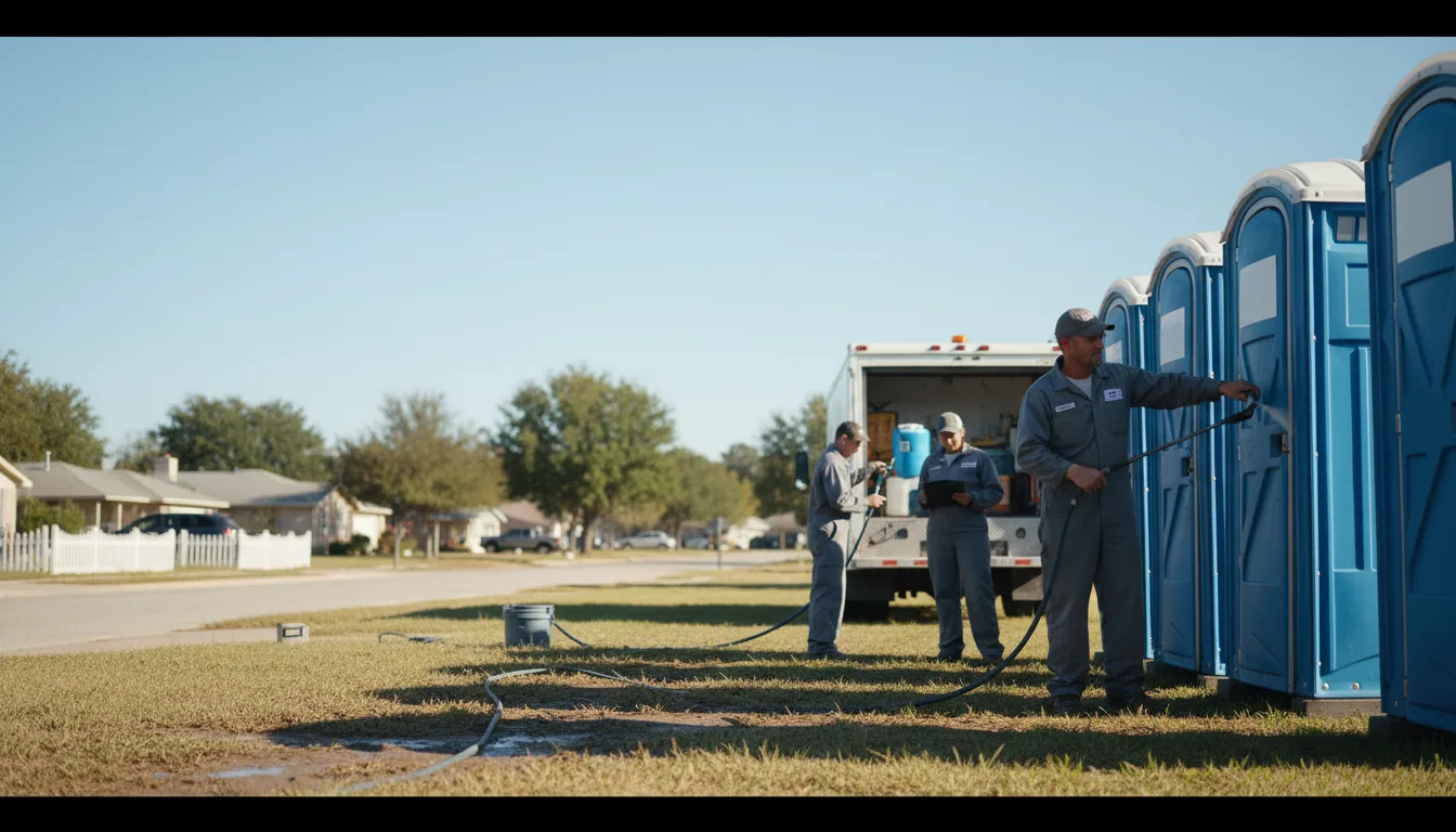 Long-Term Portable Toilet Rental in Blackwell, TX near me